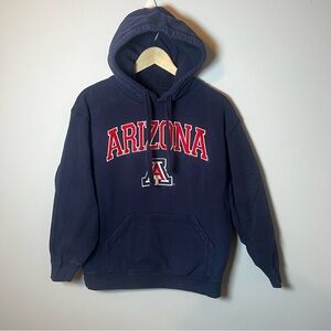 Arizona Wildcats Hoodie Men’s S Navy Blue Pullover Campus Drive Sweatshirt